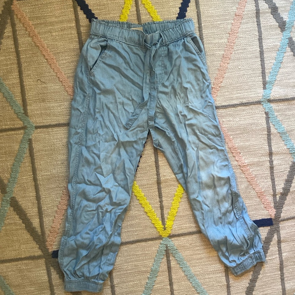 Knox Rose Women's blue Draw String Elastic Waist Jogger Pants Size XS